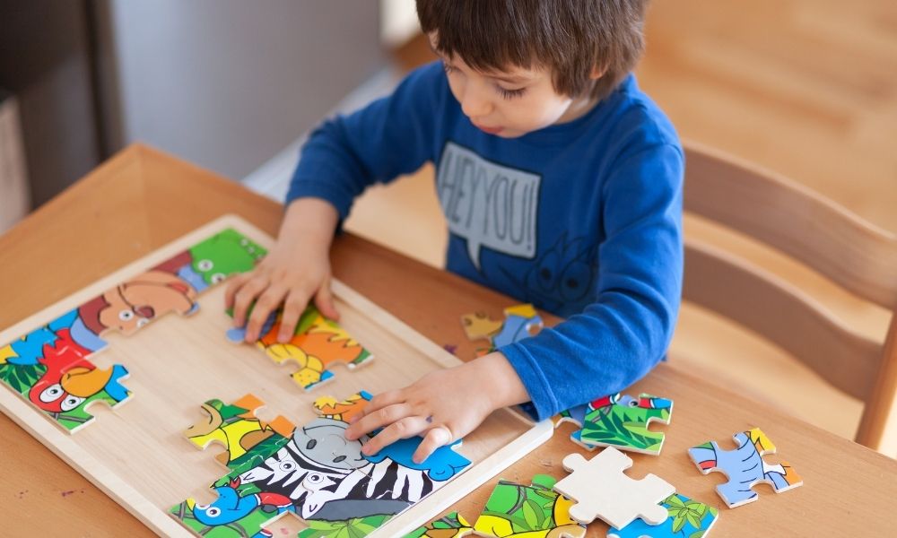 Benefits of Special Needs Children Solving Puzzles